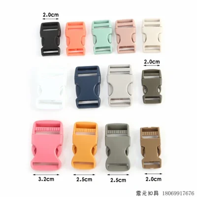 Colorful plastic socket umbrella rope braided buckle, pet strap buckle, outdoor sports wristband buckle. Customers can customize according to samples