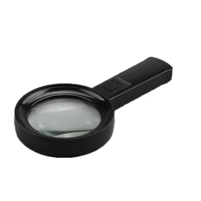 Handheld LED magnifying glass with light TH-7012A low magnification 2.5× magnifying glass