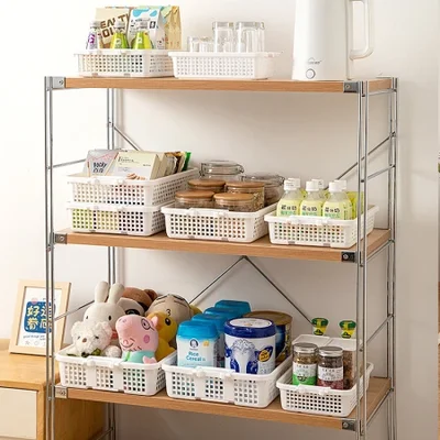 Miscellaneous storage basket, desktop storage, plastic basket, kindergarten toy storage basket, book and snack storage box, storage basket