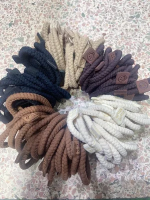 Tea-colored leather label style