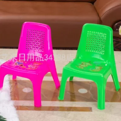 كرسي أطفال، كرسي مسند ظهر بلاستيكي للأطفال لرياض الأطفال، كرسي صغير آمن للأطفال الصغار HX-8002