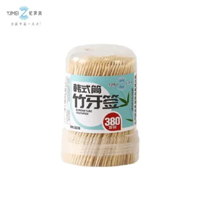أعواد أسنان من الخيزران الأسطوانية الصغيرة من ييجيا مي (380 قطعة) 5138