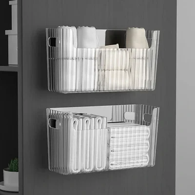 Y ZT8888 صندوق تخزين مستحضرات التجميل الشفاف الفاخر الخفيف، طاولة الزينة، رف سطح المكتب للحمام، صندوق تخزين منزلي