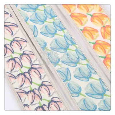 【 Qingzhi 】 فرك شرائط الظهر بمنشفة حمام التوليب الطازجة يجعل من السهل تنظيف البشرة دون طلب المساعدة عند الاستحمام