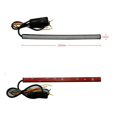 البيع بالجملة لشرائط إضاءة مكابح الدراجات النارية، وإشارات الانعطاف الوامضة قزحية الألوان للسيارة، وشرائط إضاءة حارس مقاومة للماء للجري بالحصان