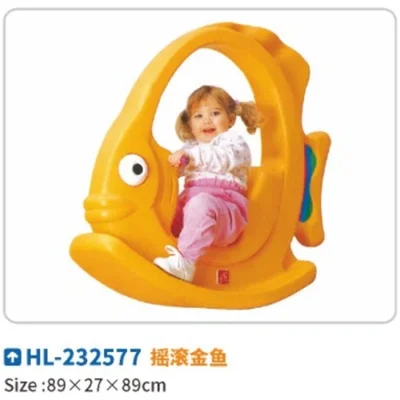 Rock Goldfish Children's playground, home, family, baby, indoor rocking horse, plastic kindergarten, outdoor