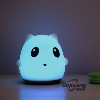 ضوء بات، ضوء سيليكون، ضوء ليلي، ضوء شحن USB، ضوء كرتوني صغير