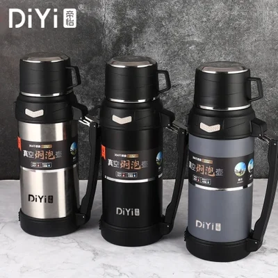 الصدام البارد والساخن، وعاء فراغ Eternal DY-BW1316 Diyi Jixing 2000 مل يأتي مع مصفاة شاي، يعزل البقايا، مادة آمنة غذائياً، مياه شرب صحية.