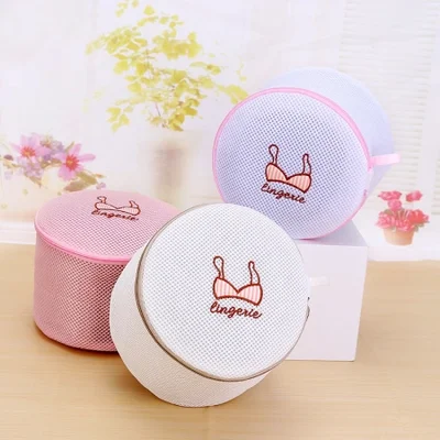 Customizable embroidered LOGO sandwich bra thickened underwear laundry bag washing bag care bag travel cosmetics storage bag