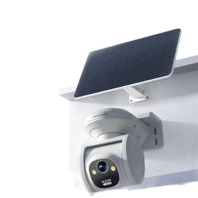 Shenmu indoor and outdoor 4G solar-powered camera battery monitoring 4 million night vision intelligent sound and light alarm