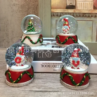 كرات كريستال شجرة عيد الميلاد الأكثر مبيعًا عبر الحدود، وخيارات المنزل وغرفة النوم، وعناصر زخرفية شفافة على الطاولة، وهدايا ندفة الثلج الإبداعية