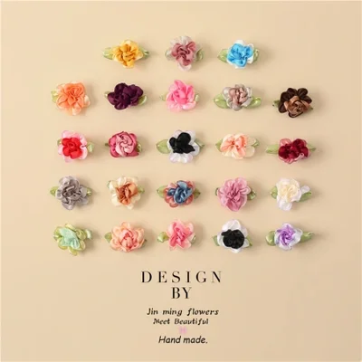 اكسسورات اكسسوار ملابس زهور صغيرة خيوط خيوط زينة لونين 2065