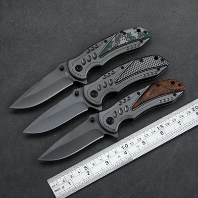 تشاو سكين قابل للطي للاستخدام الخارجي، سكين خارجي متعدد الوظائف، سكين الفاكهة، سكين قابل للطي خارجي x57