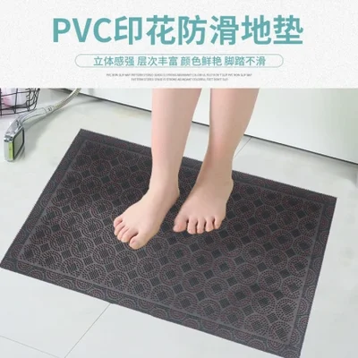 European and American style simple entrance door mat, floor mat, foyer checkered floor mat, carpet, anti-slip and wear-resistant for home use