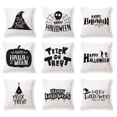 Halloween happy hallowe pillowcase Festival supplies pillow