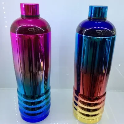 مبيعات المصنع مباشرة لزجاجة الكولا المعزولة الجديدة المطلية بالكهرباء C1018-600ML