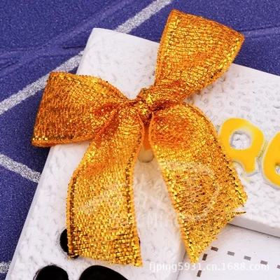 Wholesale of popular packaging ribbons, DIY materials, and versatile golden bow ribbons from the manufacturer