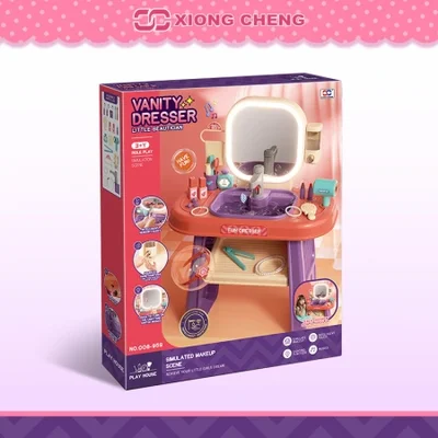 Cross-border 2024 Children's House Play, dressing table, electric washbasin, Girls' dressing Table, sensor dressing set, toys
