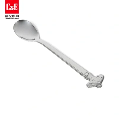 C&E Creative's new coffee spoon, dessert fruit fork, salad fork, spoon, stainless steel tableware for home use