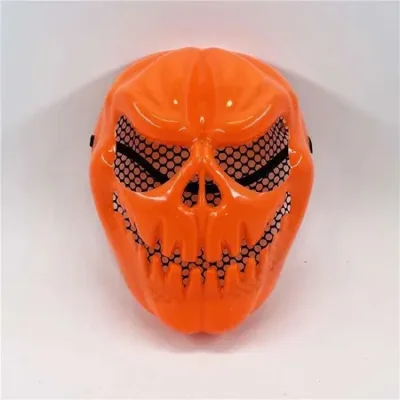 توريد مباشر من المصنع لأقنعة الهالوين، وجه كامل مضحك، مرعب، مخيف ومضحك لتزيين قناع اليقطين
