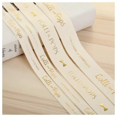 Colorful all-cotton foam embossed gold and silver webbing, pure cotton fabric webbing, clothing webbing, edge banding strips, printed webbing, edge banding strips, accessories