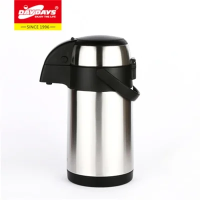 ترمس ضغط منزلي من الفولاذ المقاوم للصدأ سعة 3.0 لتر من DAYDAYS، وغلاية ماء ساخن