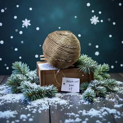 Christmas ball hard straw hat decoration, holiday Christmas tree pendant, Christmas gift decorative items