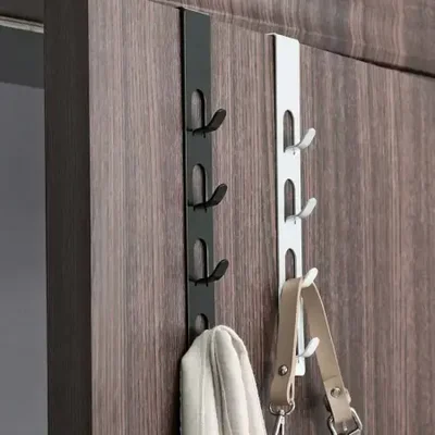 رف التعليق الخلفي للباب، وخطاف المعطف في الجزء الخلفي من الباب بدون حفر، والخطاف الرأسي لتعليق الملابس، وخطاف المعطف الحديدي للمسكن، ورف التعليق على الباب