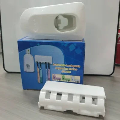 مجموعة حامل فرشاة الأسنان متعددة الوظائف غير قابلة للثقب، عجائب ضغط معجون الأسنان، مبيعات المصنع مباشرة، رف تخزين الحمام، متفجر