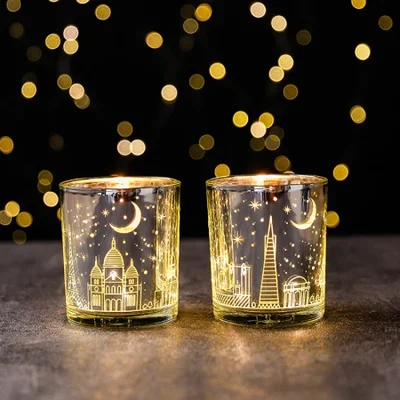 زخارف شموع معطرة رومانسية، مصابيح شموع معطرة LED تستشعر الضوء، شموع معطرة بالزيت العطري، هدايا عيد الحب