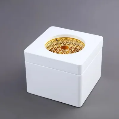 XL001 International Trade City D3-7857 Square wooden incense burner, wooden handicrafts and gifts available in two colors