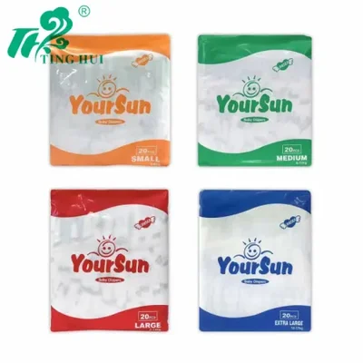 حفاضات الأطفال، سراويل الخصر، حفاضات الأطفال، حفاضات رقيقة، S/M/L/XL، قابلة للتنفس وجافة