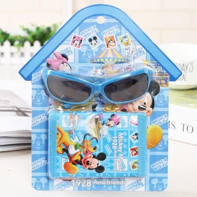 مبيعات المصنع مباشرة لمجموعات نظارات المحفظة الكرتونية للأطفال، بالجملة مجموعات نظارات المحفظة المكونة من قطعتين، شحنة من قطعة واحدة