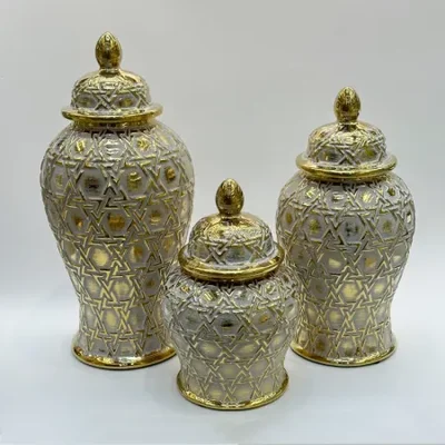 مزهرية سيراميك صينية جديدة راقية مصنوعة يدويًا، زخارف خزانة تلفزيون غرفة المعيشة، طاولة مدخل غرفة الطعام، زخارف زخرفية من الزهور الطازجة المجففة، ترتيبات الزهور، زخارف زخرفية فاخرة خفيفة، فن الزهور، زخارف طاولة طعام غرفة المعيشة، فخاريات زهور واقعية