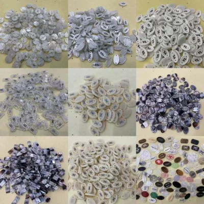 المنتجات الجديدة الأكثر مبيعًا، إكسسوارات الملابس الحمراء ذات الفتحة المزدوجة المصنوعة من الراتنج المقلد، والسترات الصوفية، والجوارب، والسترات الصوفية المحبوكة، والقمصان، والملصقات الزخرفية التي تصنعها بنفسك