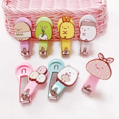 Children and infants nail clippers, nail cutters, nail clippers, Japanese cartoon corner biology, stainless steel nail clippers