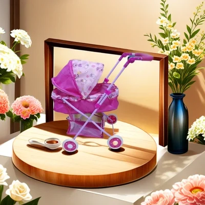 مشاية أطفال، عربة أطفال موسيقية متعددة الوظائف، سيارة لعبة تعلم المشي للأطفال، عربة أطفال آمنة ومستقرة