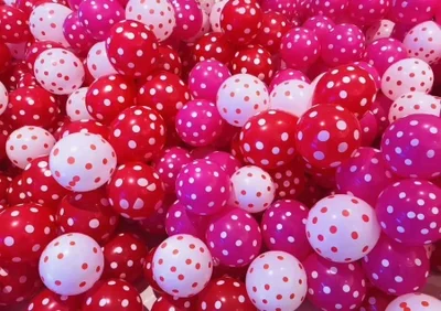 100 2-gram full-print balloons in one pack