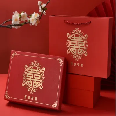 YL008-ST113 صندوق حلوى الزفاف الجديد ، حقيبة الحلوى ، صندوق هدايا تذكارية لمأدبة الزفاف ، صندوق تعبئة الحلوى ، صندوق الحلوى