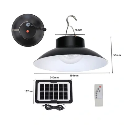 The new type of solar ceiling indoor living room is a solar floodlight for courtyard lighting