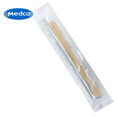 مجموعة كاشف أخذ عينات أمراض النساء الحصرية عبر الحدود، التعبئة الإنجليزية، مسحة عنق الرحم الخشبية