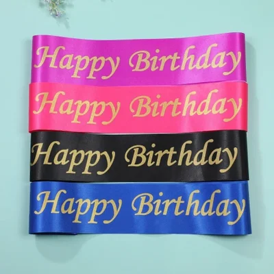 أحزمة كتف آداب متعددة الألوان 2022 لمناسبات الحفلات، دعائم أجواء أعياد الميلاد والمهرجانات، أحزمة آداب الحفلات المخصصة من الشركة المصنعة