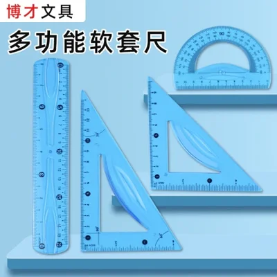 من السهل إخراج مسطرة الأكمام الناعمة الملونة متعددة الوظائف عبر الحدود من الشركة المصنعة.