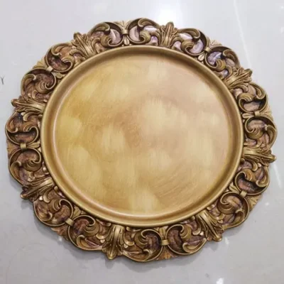 White rectangular plastic tray, aged style placemat plate, home fruit Western-style plate, melamine tableware style plate